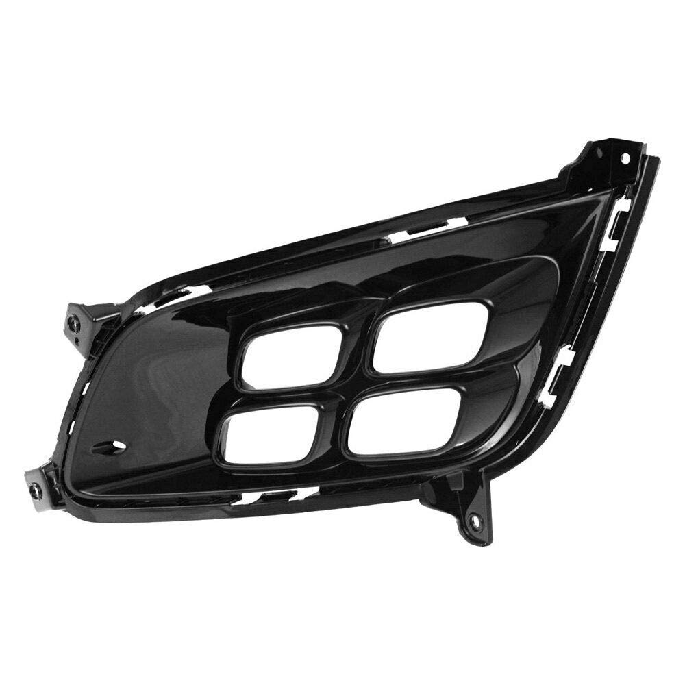 DAT AUTO PARTS Front Left Driver Side Fog Light Hole Bezel Lamp Trim Molding Bumper Insert Replacement For 2014 2015 Kia Optima With LED Fog Lights...