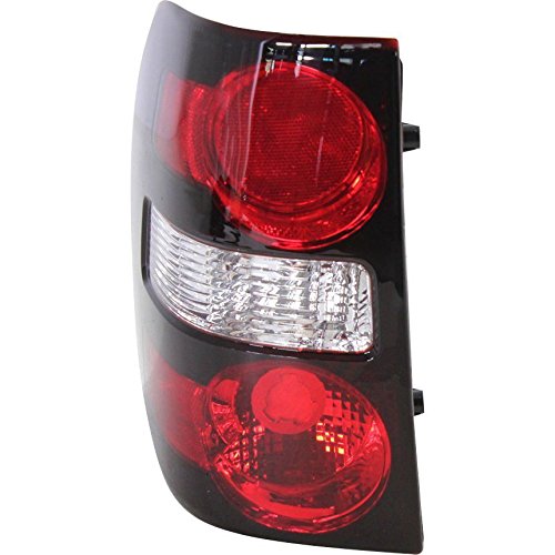 DAT AUTO PARTS Rear Left Driver Side Tail Light Lens and Housing Replacement for 2006-2010 Ford Explorer Red and Clear Lens without Bulbs FO2800195...
