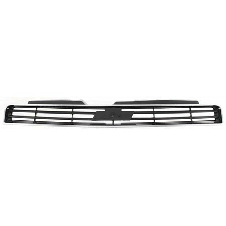 DAT AUTO PARTS Front Bumper Grille Grill Assembly Insert Panel Replacement for 2006-2011 Chevrolet Impala LS LT LTZ Chrome and Dark Gray Smooth Pla...