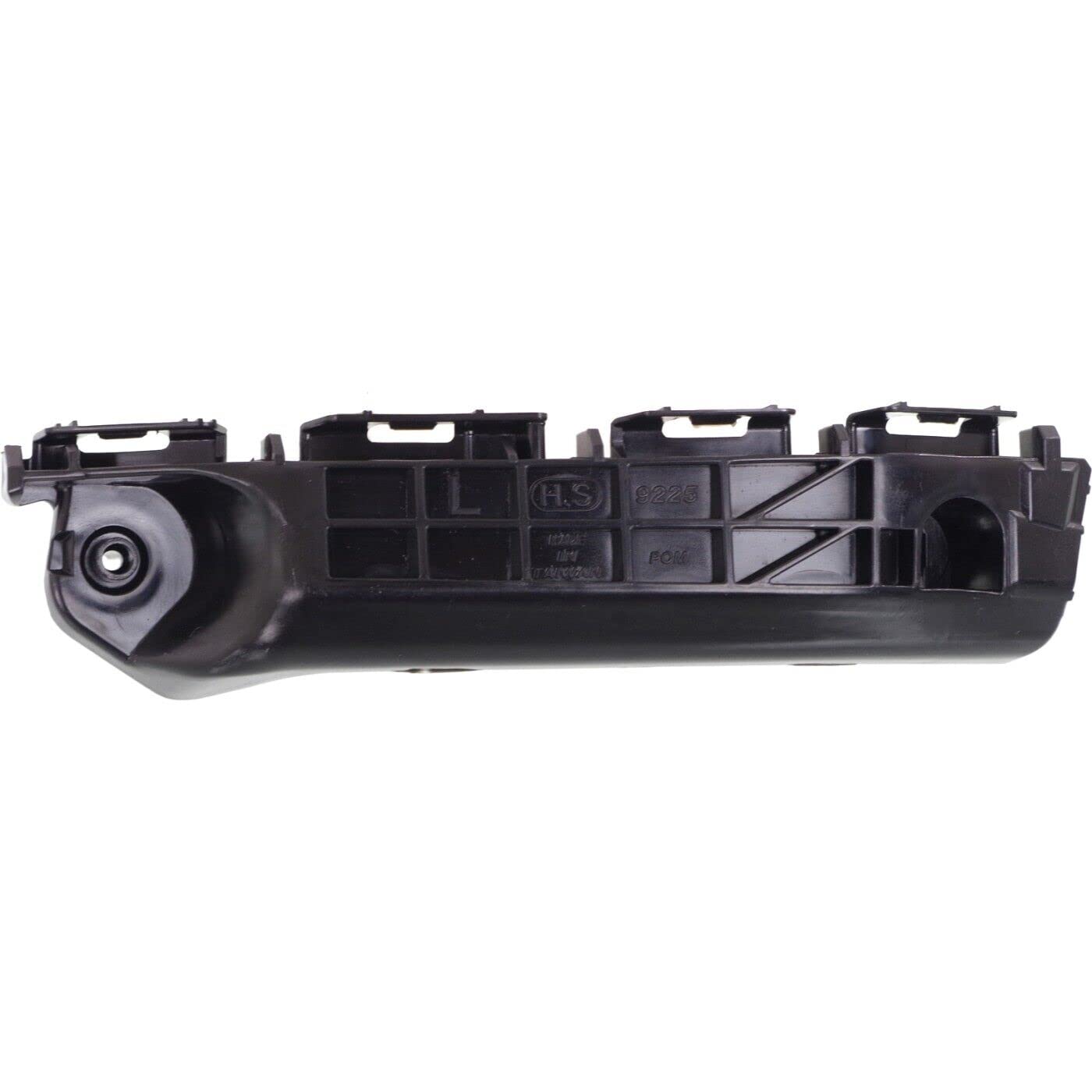 DAT AUTO PARTS Front Right Passenger Side Upper Bumper Cover Support Bracket Retainer Replacement For 2006 - 2011 Hyundai Accent Black Smooth HY106...