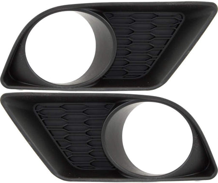 DAT AUTO PARTS Front Left Driver & Right Passenger Set of 2 Fog Light Cover Bezel Pair Replacement For 2011-2014 Dodge Charger Except SRT-8 Models ...