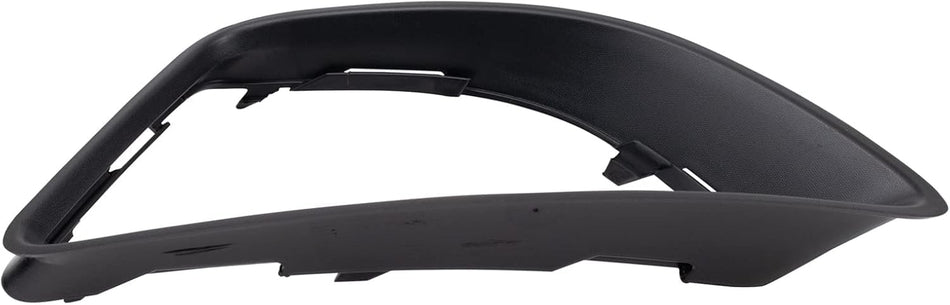 DAT AUTO PARTS Front Left Driver Side Bumper Insert Fog Light Cover Bezel Outer Trim Ring Replacement For 2010-2012 Ford Fusion S and SE Models Bla...
