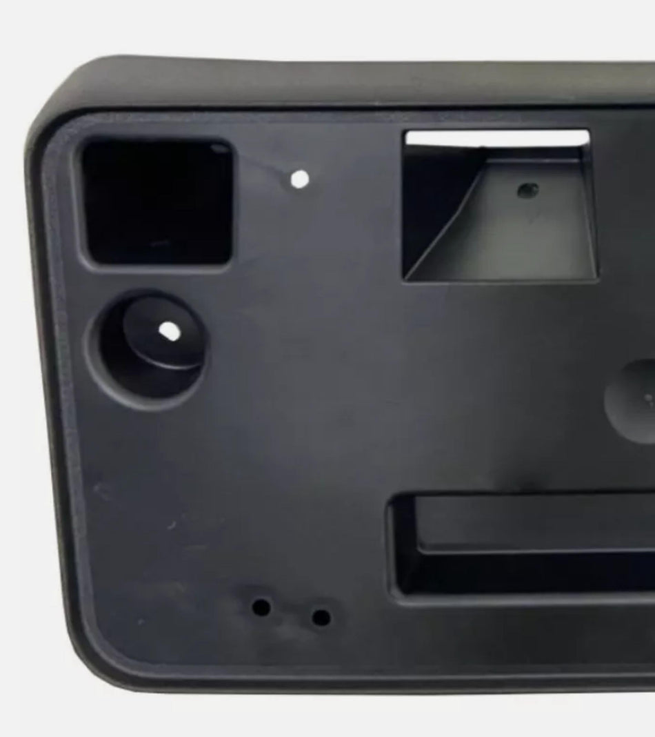 DAT AUTO PARTS Front Bumper License Plate Mounting Bracket Frame Cover Tag Holder Replacement for 2020-2023 GMC Sierra 2500 3500 Pickup Truck Black...