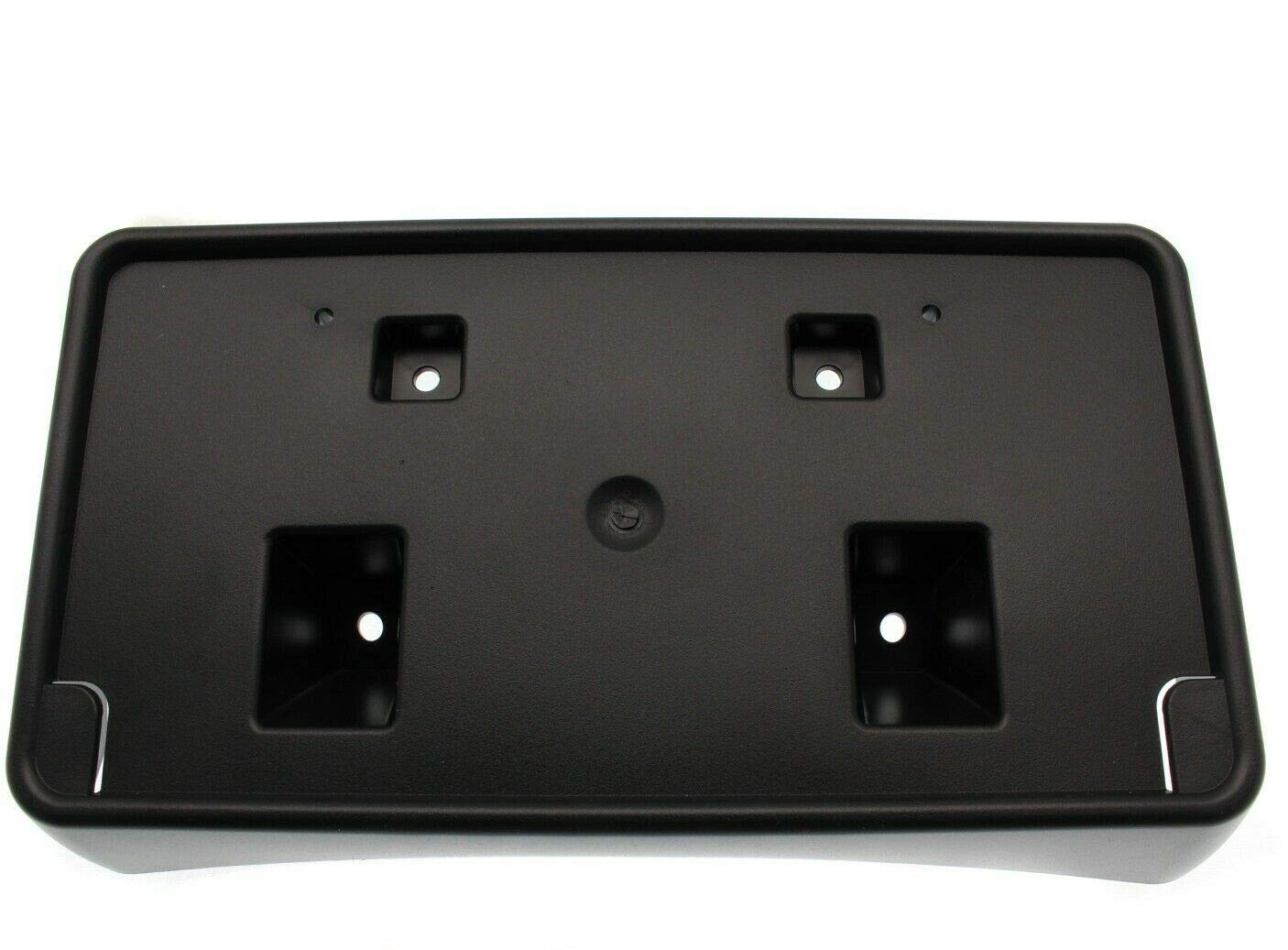 DAT AUTO PARTS Front Bumper License Plate Frame Tag Mounting Bracket Holder Replacement for 2015-2021 Dodge Challenger Black Textured Plastic CH106...