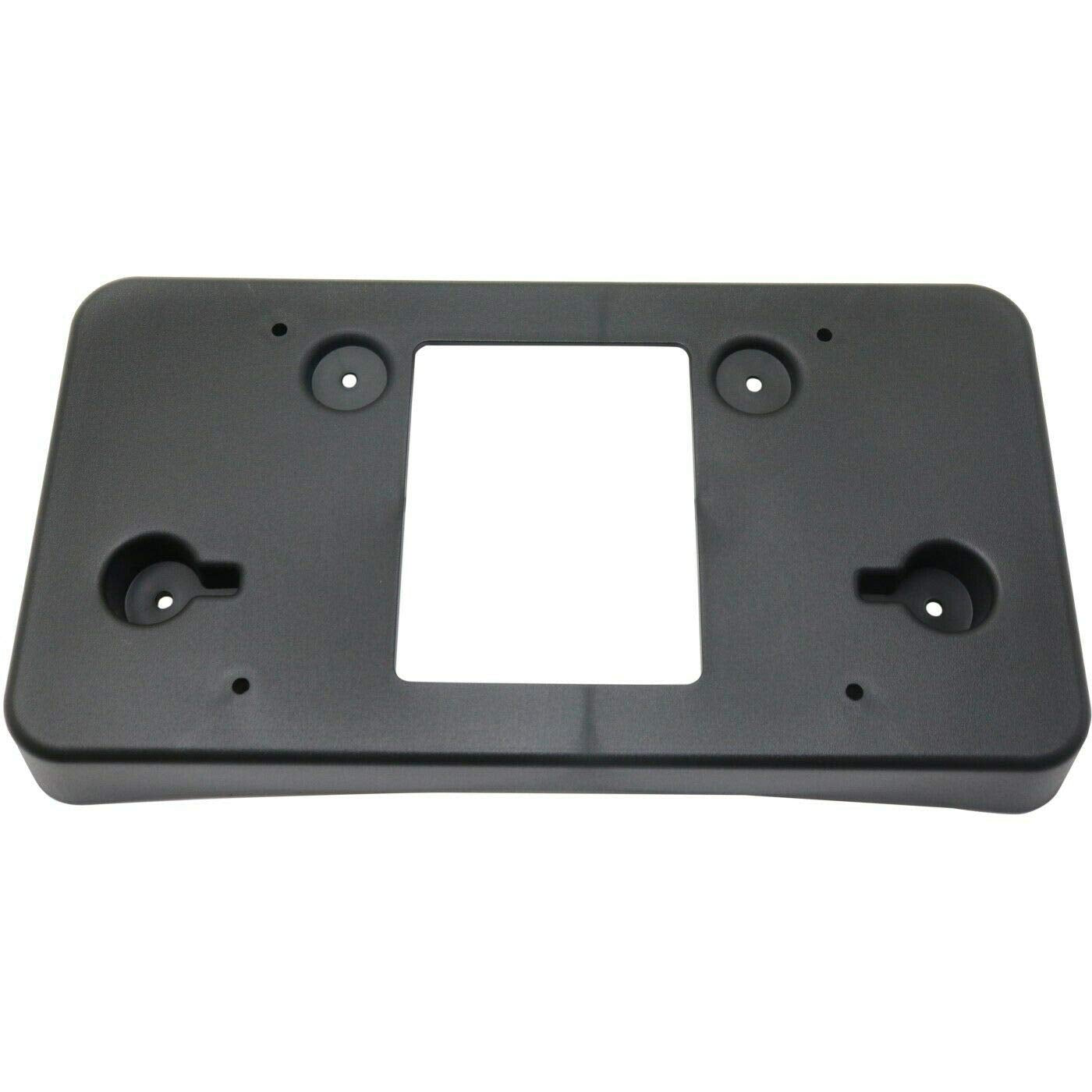 DAT AUTO PARTS Front Bumper License Plate Bracket Frame Cover Tag Holder Replacement for 2016-2018 Cadillac CT6 Black Textured Made of Plastic GM10...