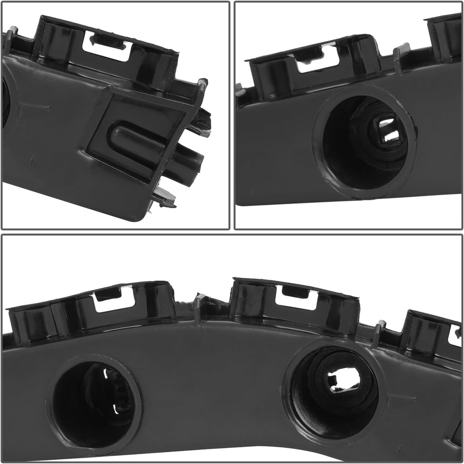 DAT AUTO PARTS Front Left Driver Side Bumper Cover Support Rail Stiffener Bracket Replacement For 2011-2017 Jeep Compass MK Black Textured Made of ...