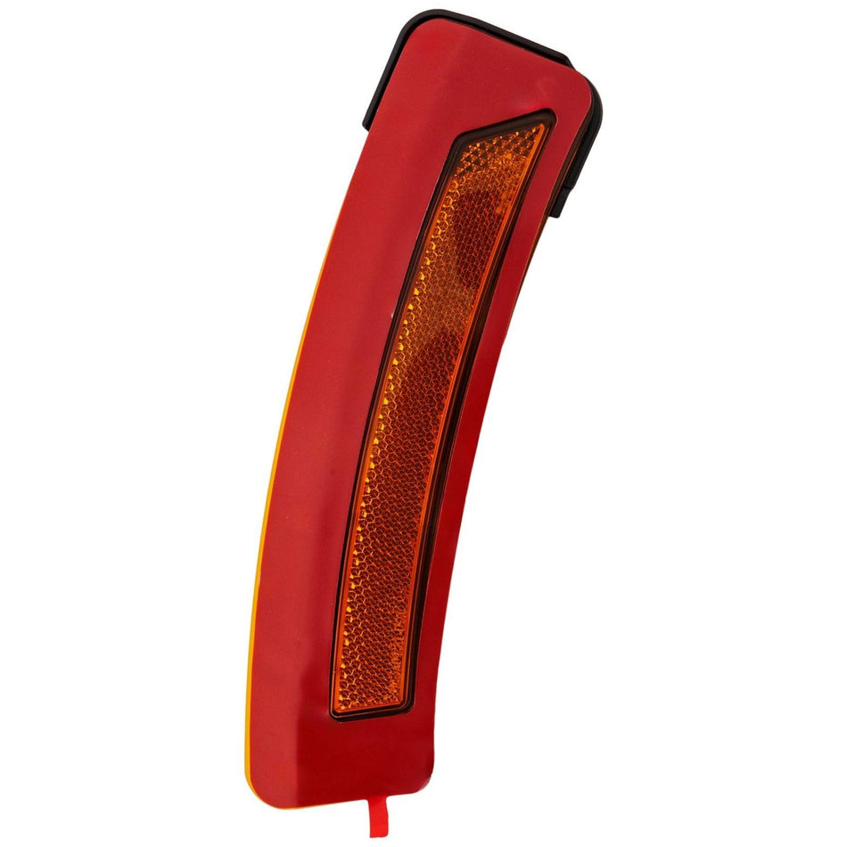 Front Left Driver Side Side Marker Light Assembly, Fits 2023-2026 Toyota Prius, 2023-2024 Prius Prime, and 2025-2026 Plug-in Models, Plastic Red An...