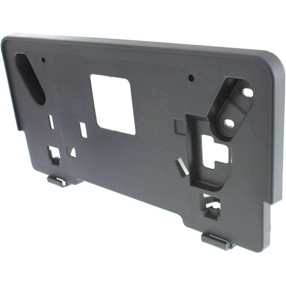 DAT AUTO PARTS Front License Plate Bracket Tag Frame Holder Replacement for 2012 2013 Mazda 3 Black Textured PP Plastic MA1068109 BGV450170A