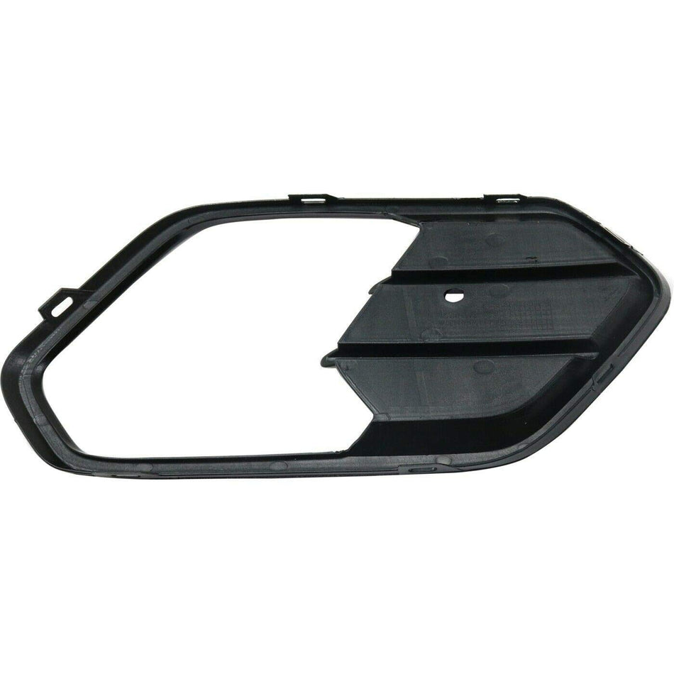 DAT AUTO PARTS Front Left Driver Side Fog Light Bezel Cover Trim Molding Bumper Insert Replacement For 2017 2018 2019 Ford Escape Glossy Black Smoo...