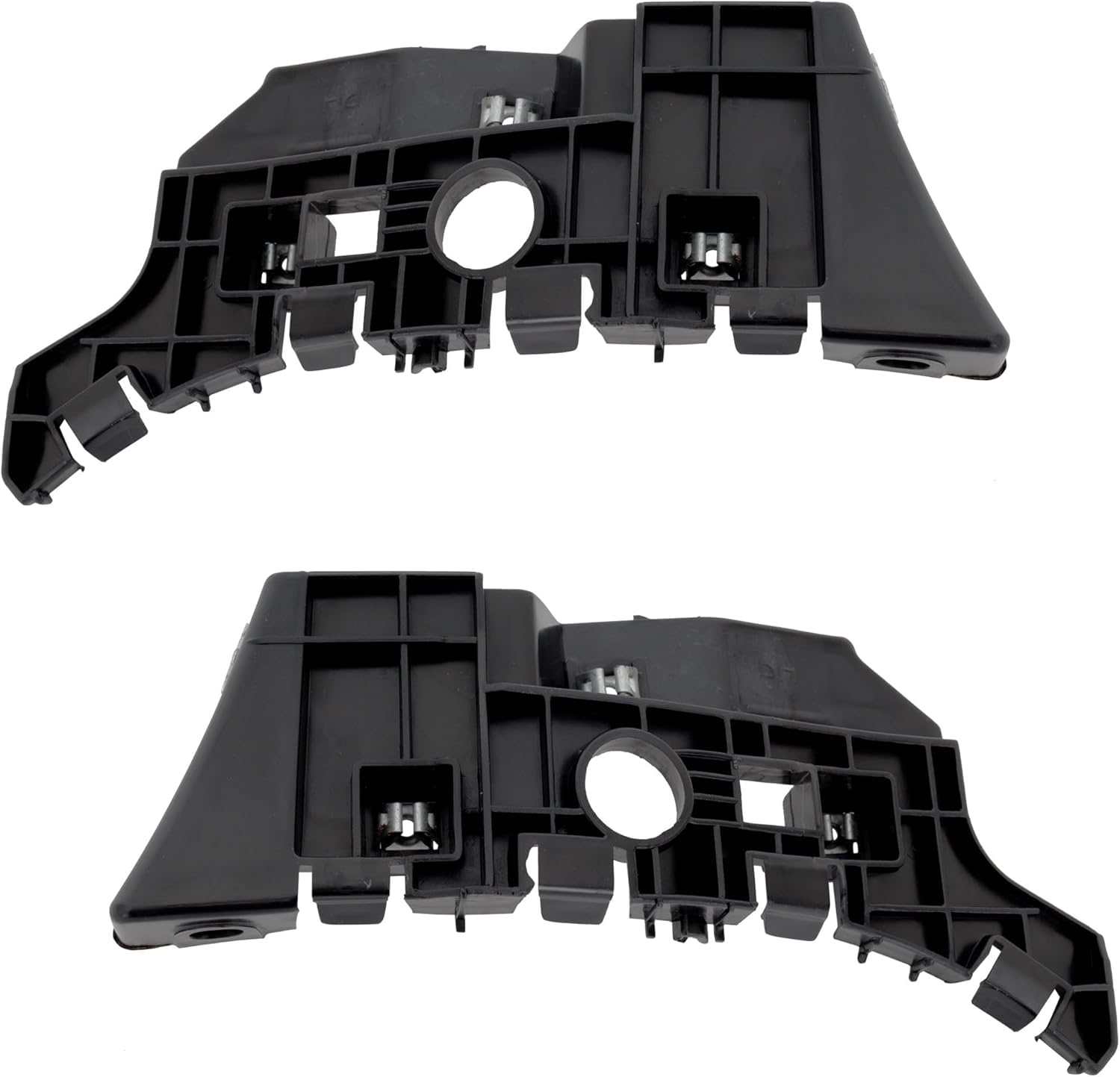 Front Left Driver and Right Passenger Set Of 2 Bumper Cover Support Retainer Mounting Bracket Pair Replacement For 2014 2015 GMC Sierra 1500 Pickup...