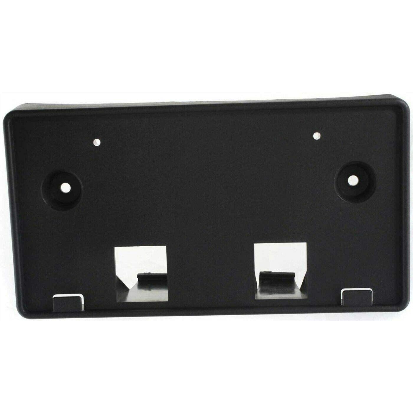 DAT AUTO PARTS Front Bumper License Plate Frame Tag Mounting Bracket Holder Replacement For 1998-2011 Ford Crown Victoria Black Textured Plastic FO...