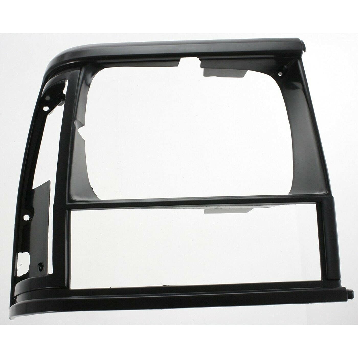 Front Right Passenger Side Headlight Door Grille Cover Replacement For 1991-1996 Jeep Cherokee Plastic Grill for Use on Single Head Light Type Blac...