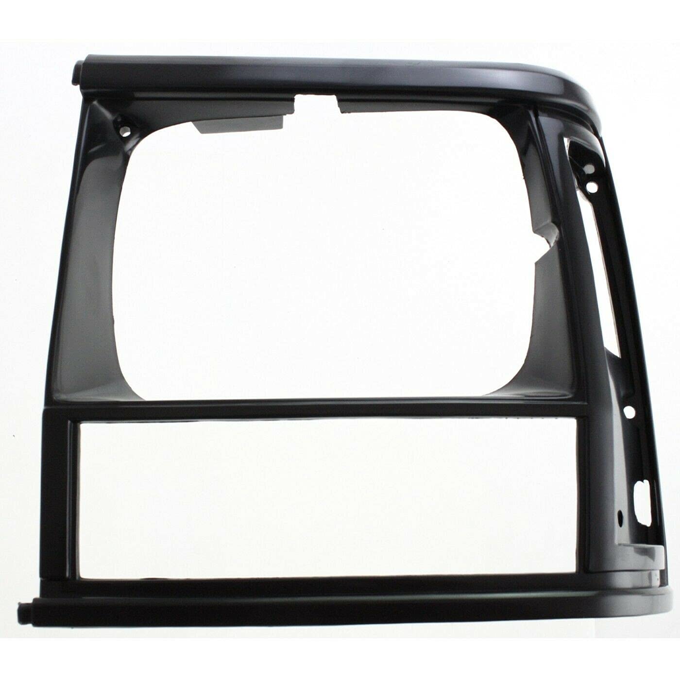 DAT AUTO PARTS Front Left Driver Side Headlight Door Molding Insert Cover Grille Trim Replacement for 1991-1996 Jeep Cherokee Black Textured Plasti...