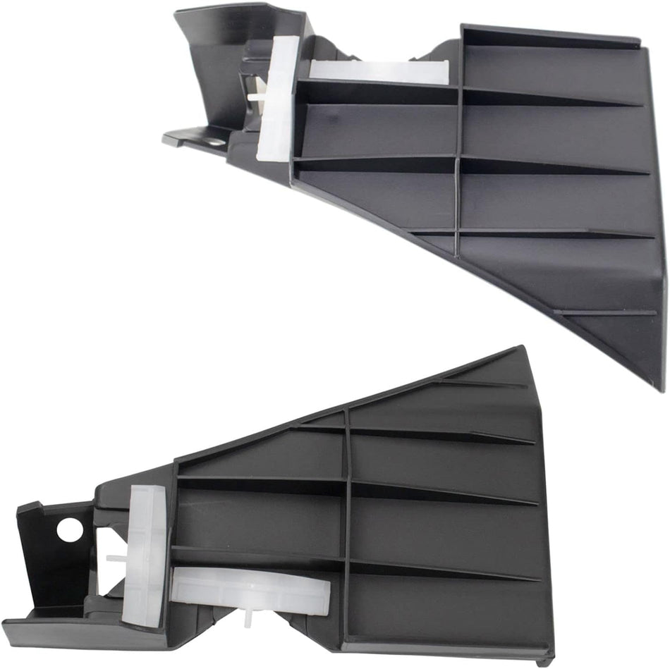 DAT AUTO PARTS Front Left Driver and Right Passenger Side Bumper Cover Bracket Insert Retainer Replacement for 2005-2009 Ford Mustang Black Smooth ...