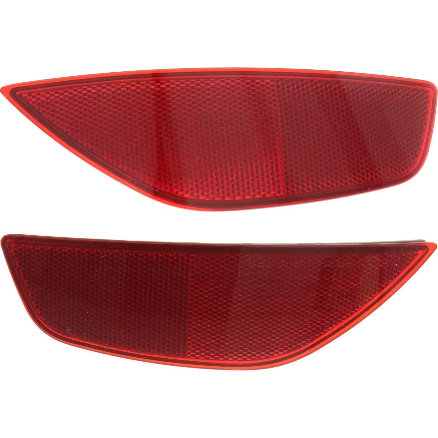 DAT AUTO PARTS Rear Right Passenger & Left Driver Side Pair Bumper Cover Reflector Lamp Marker Light Set Of 2 Replacement For 2011-2019 Ford Fiesta...