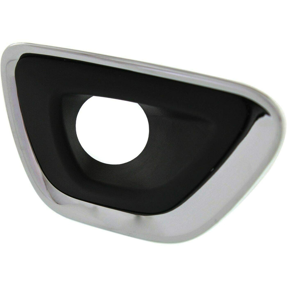 DAT AUTO PARTS Front Right Passenger Side Bumper Fog Light Cover Bezel Trim Insert Replacement For 2014-2016 Jeep Grand Cherokee Black Textured Pla...