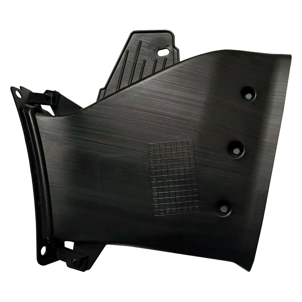 DAT AUTO PARTS Front Right Passenger Side Bumper Cover Air Duct Molding Insert Replacement For 2019 2020 Hyundai Santa Fe Black Textured Plastic HY...
