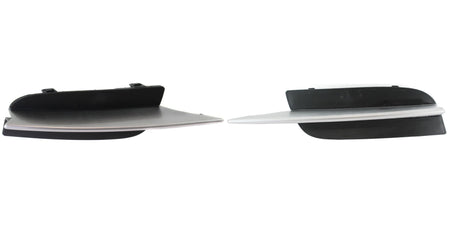 DAT AUTO PARTS Front Left Driver & Right Passenger Set Fog Light Cover Bumper Insert Replacement for 2009-2011 Honda Civic Coupe Black Textured Pla...