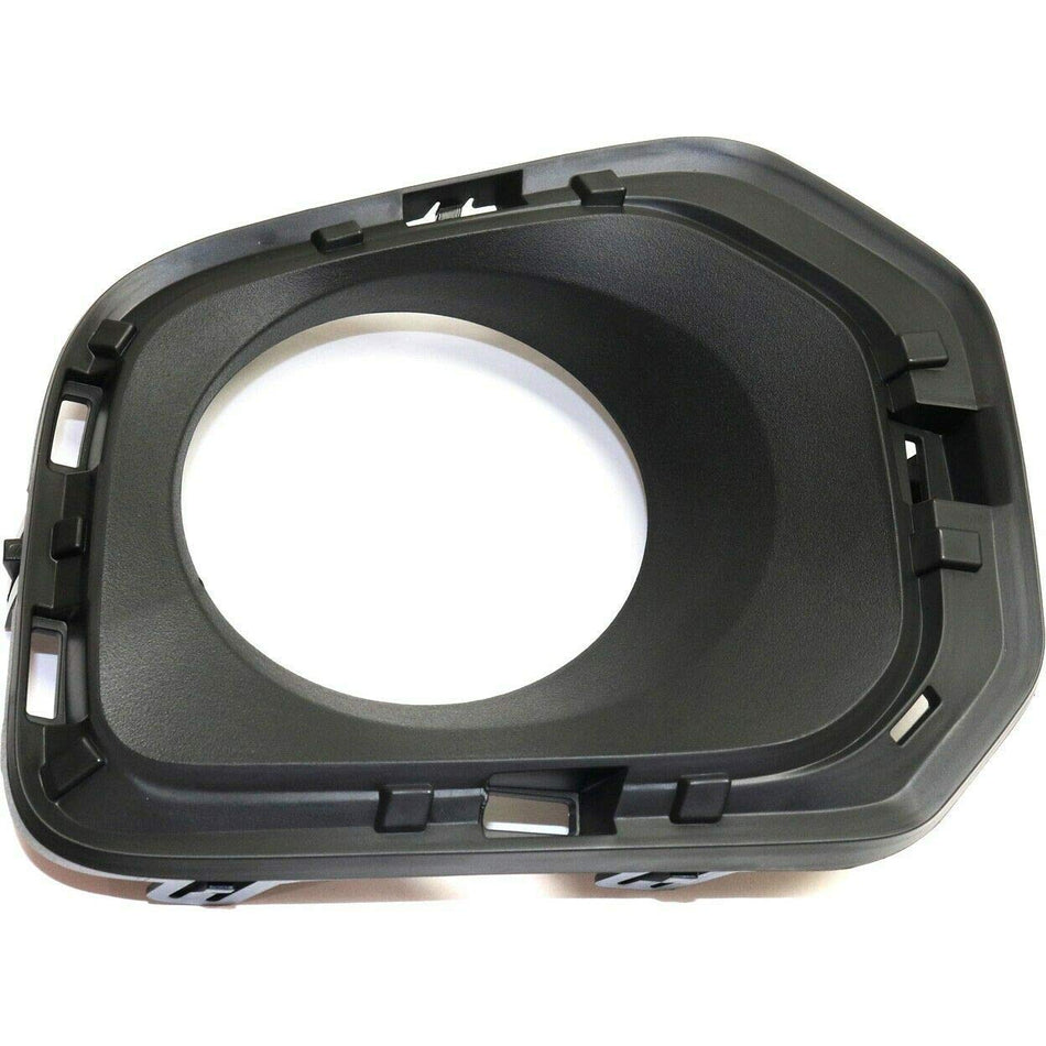 DAT AUTO PARTS Front Left Driver Side Fog Light Hole Bezel Lamp Cover Bumper Insert Replacement For 2016-2023 Toyota Tacoma Limited Pickup Truck Bl...