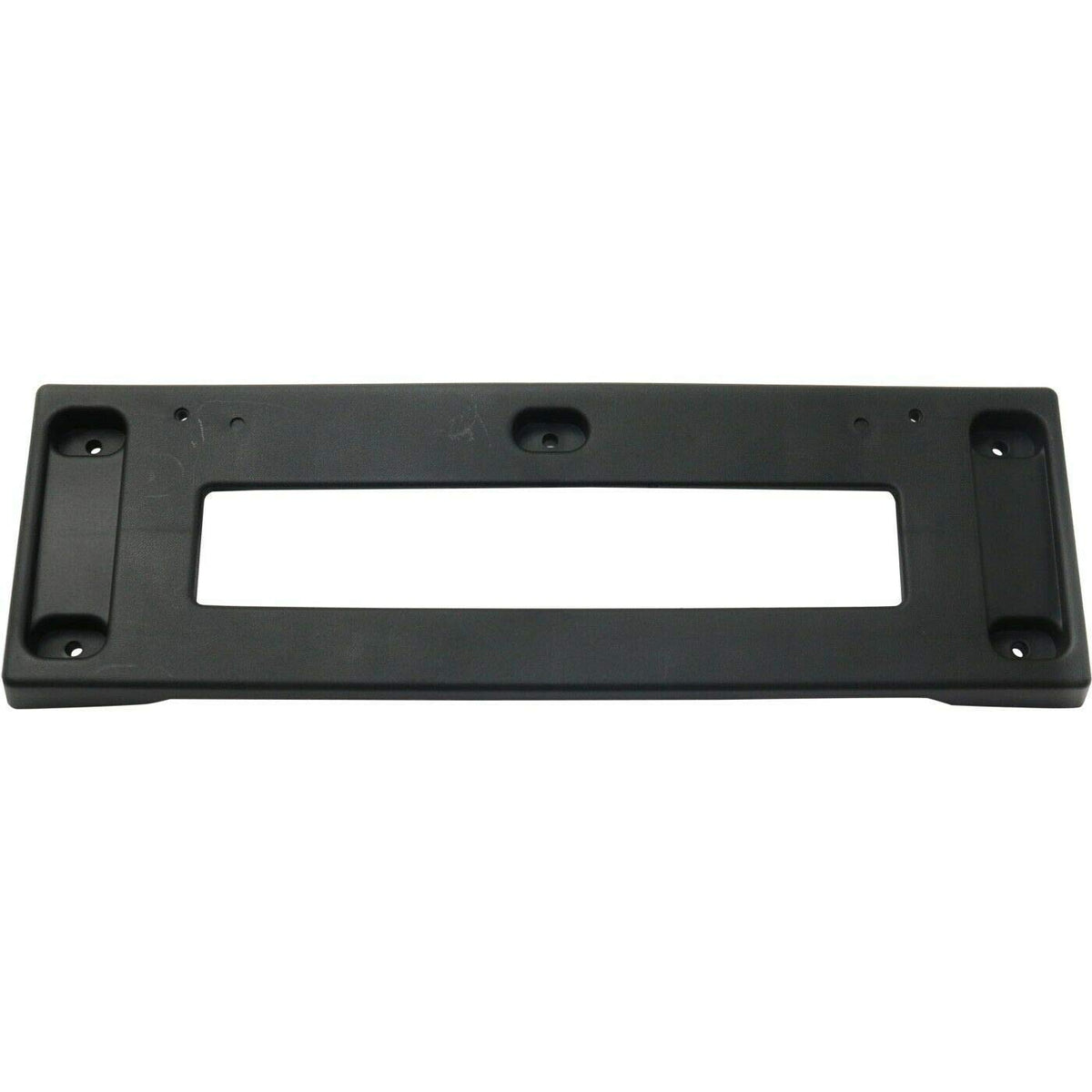 DAT AUTO PARTS Front Bumper License Plate Bracket Tag Holder Frame Cover Replacement for 2014-2016 Kia Soul Black Textured Plastic KI1068110 86519B...