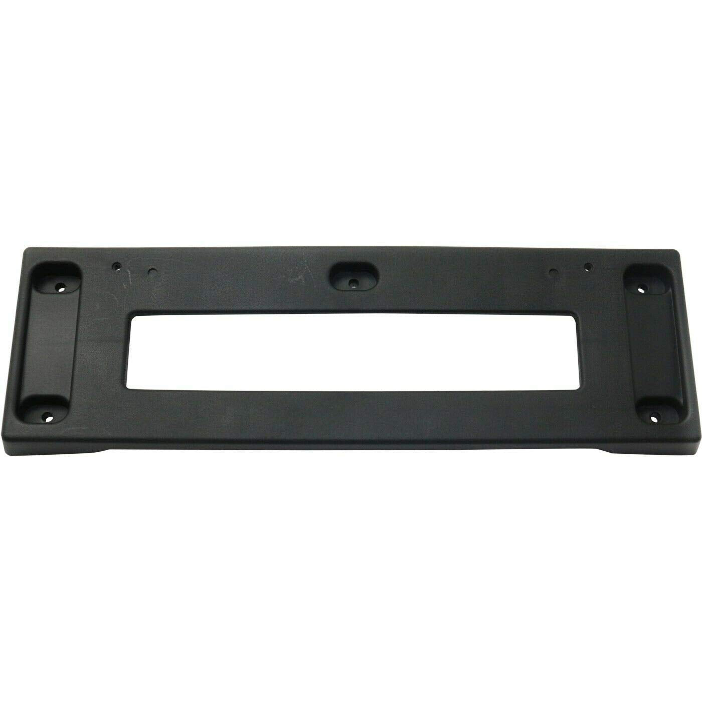 DAT AUTO PARTS Front Bumper License Plate Bracket Tag Holder Frame Cover Replacement for 2014-2016 Kia Soul Black Textured Plastic KI1068110 86519B...