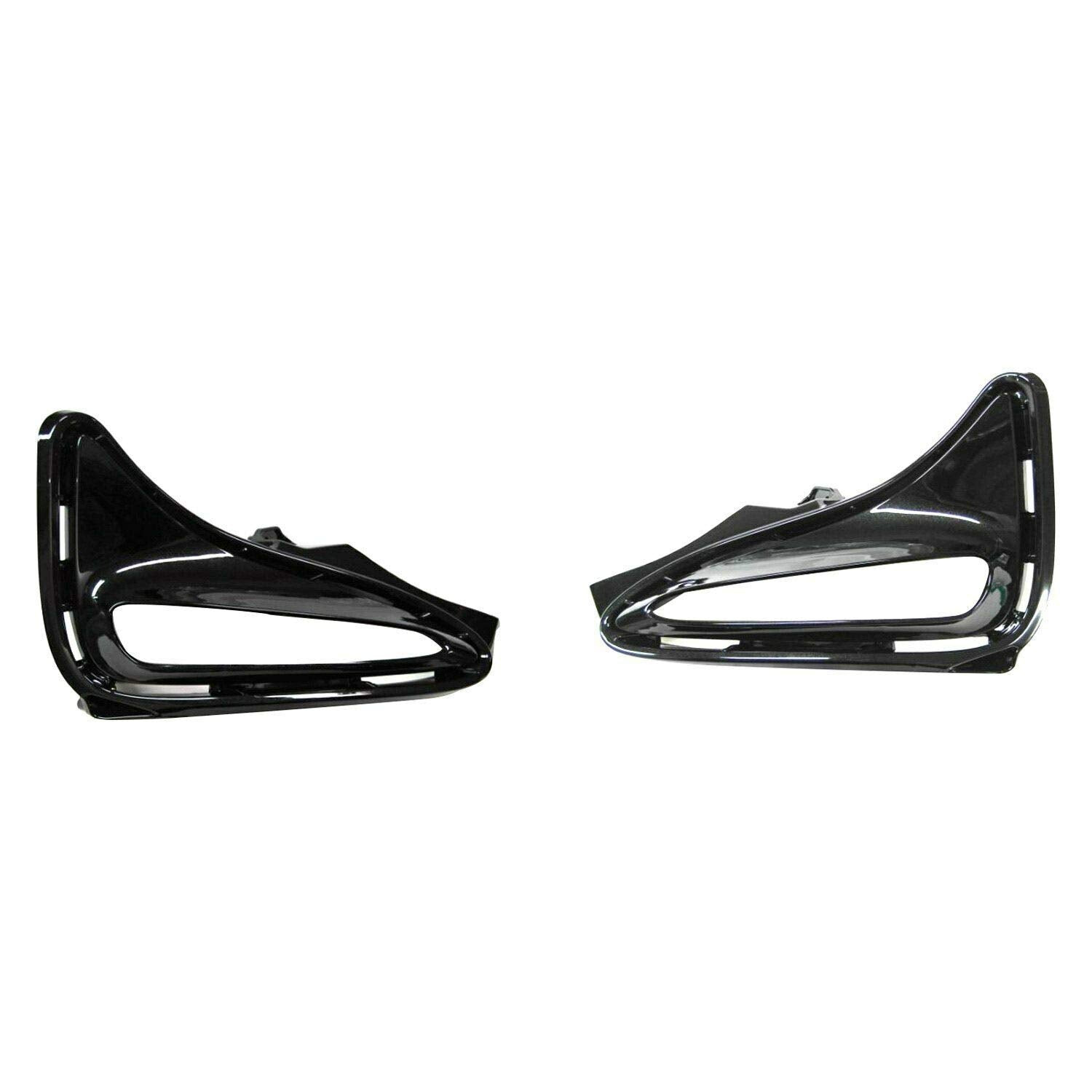 DAT AUTO PARTS Front Driver And Passenger Side 2-Piece Daytime Running Light Bezel Set Replacement For 17-19 Toyota Corolla Sedan TO1038233 8148102919