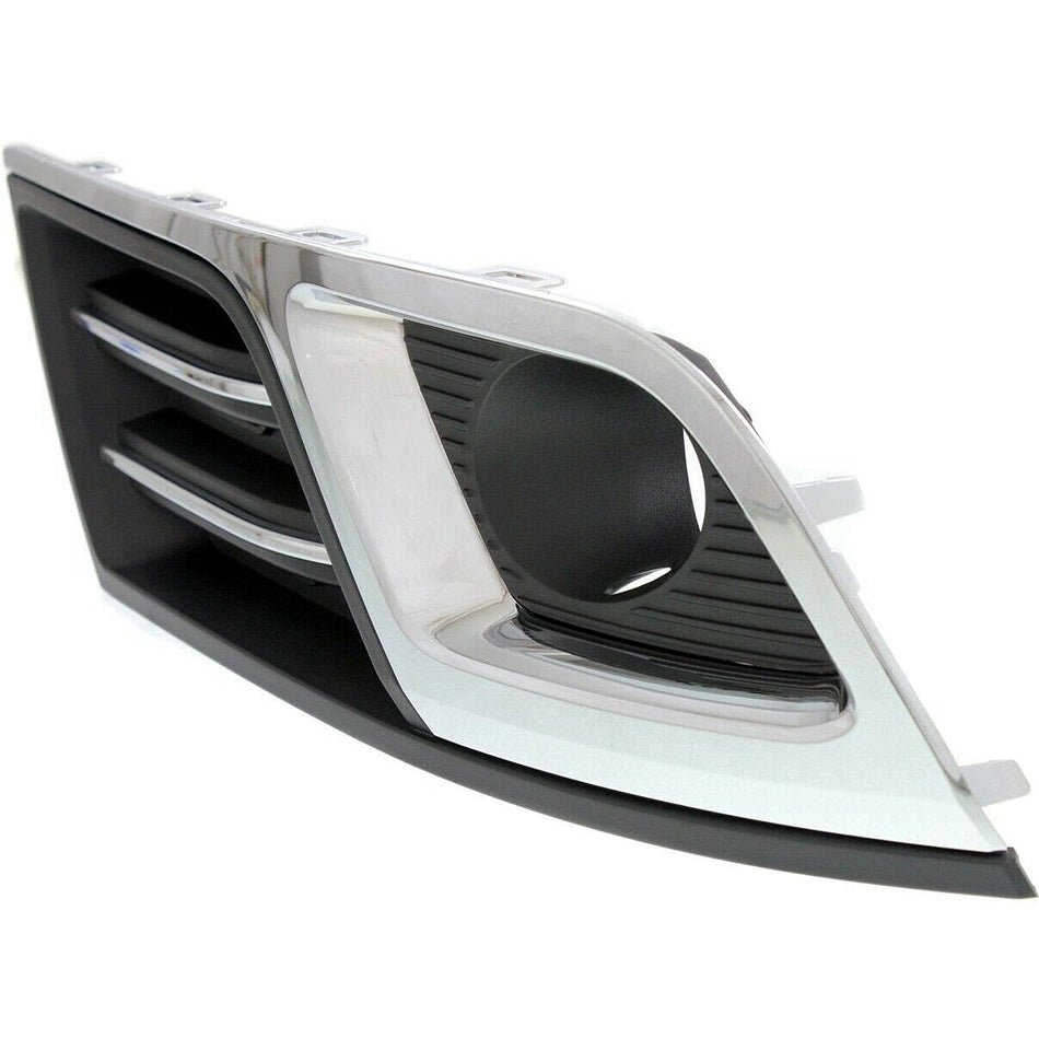 DAT AUTO PARTS Front Right Passenger Side Fog Light Bezel Cover Molding Bumper Insert Replacement For 2013-2017 Chevrolet Traverse LTZ Black Textur...