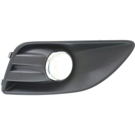 DAT AUTO PARTS Front Left Driver Side Fog Light Bezel Cover Molding Bumper Insert Replacement For 2013-2018 Ford C-Max Black Textured Plastic with ...