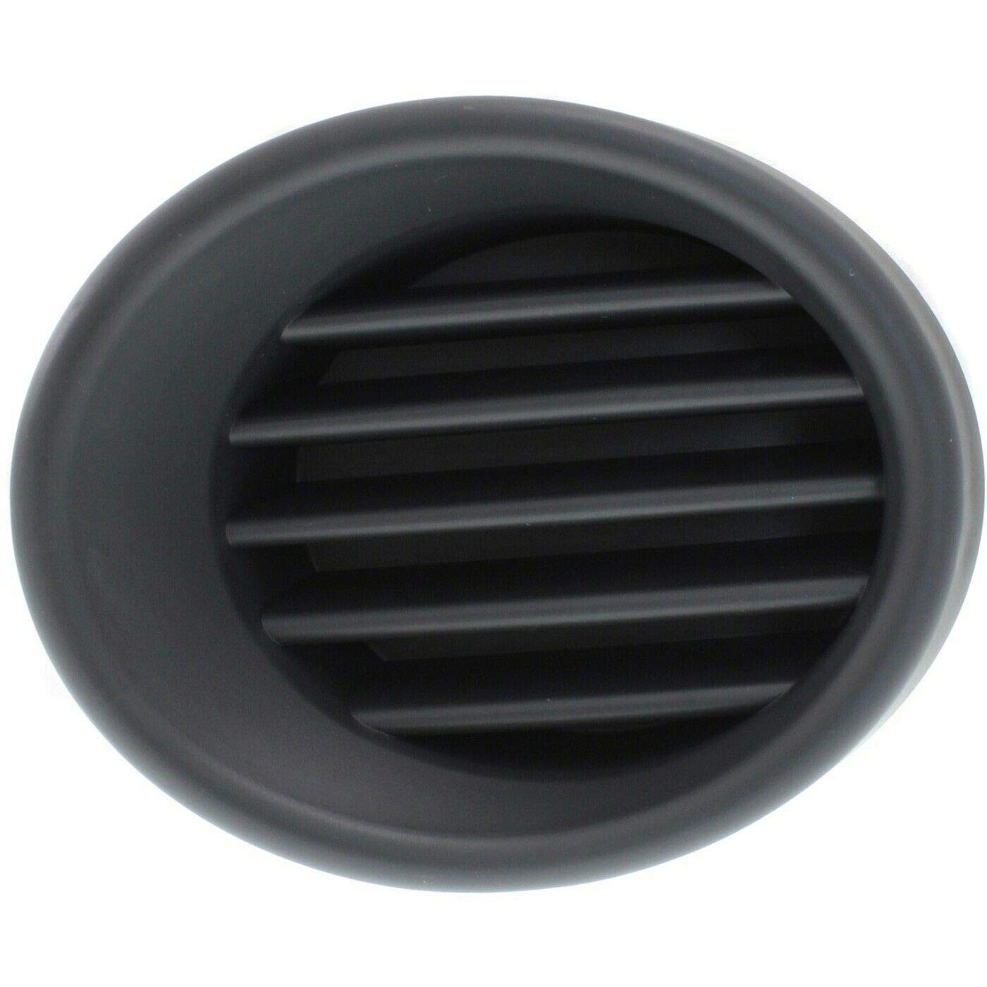 DAT AUTO PARTS Front Left Driver Side Fog Light Hole Cover Lamp Molding Bumper Insert Replacement For 2009 2010 2011 Chevrolet Chevy Aveo 5 Hatchba...