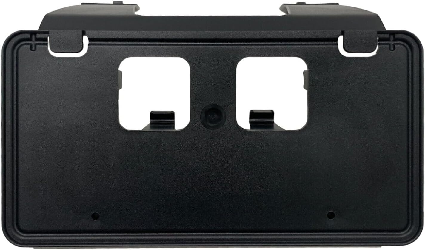 DAT AUTO PARTS Front License Plate Bracket Frame Cover Tag Holder Replacement for 2020-2022 Ford F450 F550 F600 Super Duty Pickup Truck Black Textu...