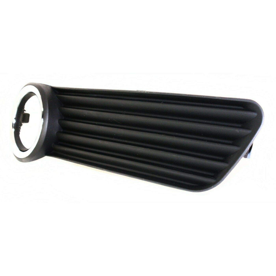 DAT AUTO PARTS Front Left Driver Side Bumper Insert Fog Light Bezel Cover Grille Trim Replacement for 2008-2010 Toyota Avalon Matte-Black with Chro...