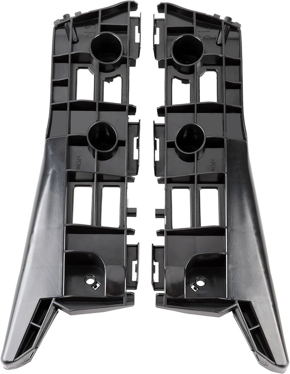 DAT AUTO PARTS Front Left Driver And Right Passenger Side Bumper Cover Support Bracket Set Of 2 Replacement For 2010-2015 Toyota Prius Black Textur...
