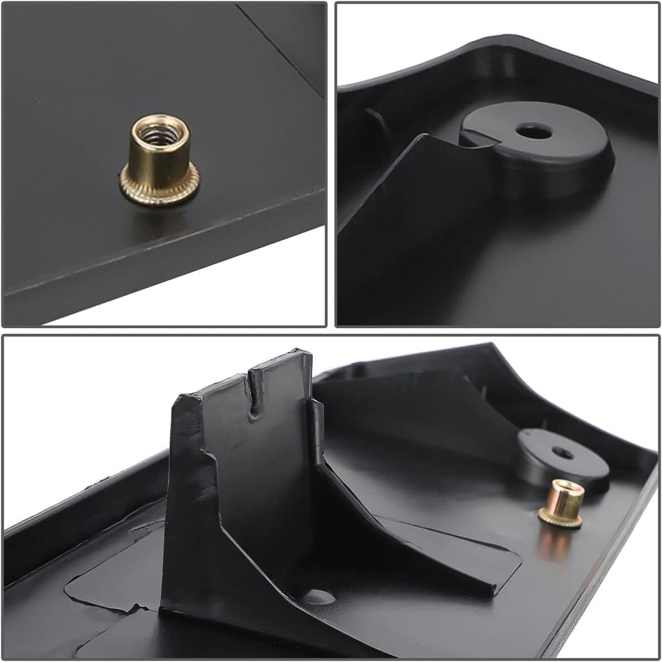 DAT AUTO PARTS Front License Plate Bracket Replacement for 2017-2019 Infinity QX30 For Base, Luxury, And Premium Models Black Textured Plastic IN10...