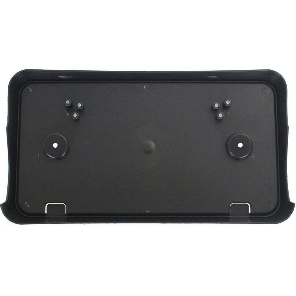 DAT AUTO PARTS Front License Plate Bracket Frame Cover Tag Holder Replacement for 2011-2015 Ford Explorer and 2013-2015 Sport Black Textured Plasti...