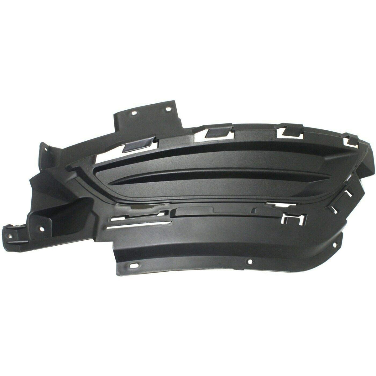 DAT AUTO PARTS Front Right Passenger Side Fog Light Hole Cover Bracket Trim Molding Insert Replacement For 2015-2017 Chrysler 200 Sedan Black Textu...