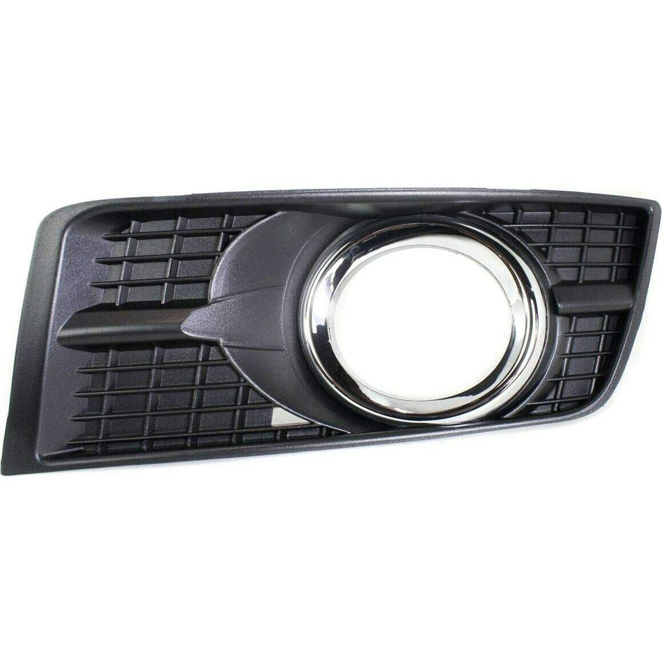 DAT AUTO PARTS Front Left Driver Side Fog Light Bezel Cover Bumper Insert Lamp Molding Replacement for 2010-2016 Cadillac SRX Black Textured Plasti...