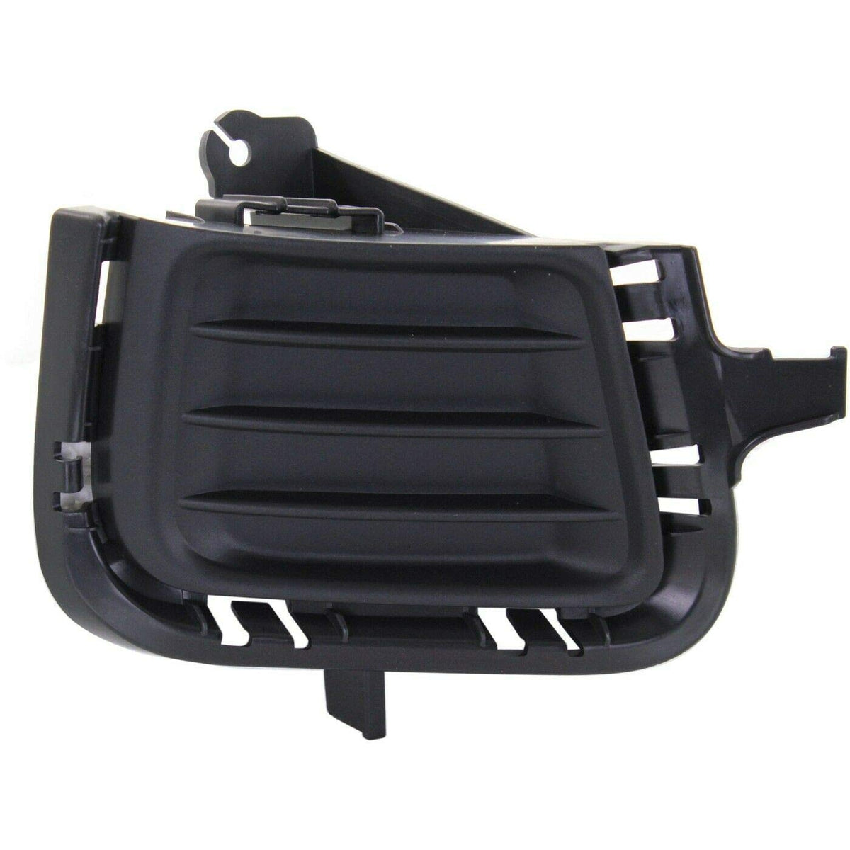 DAT AUTO PARTS Front Right Passenger Side Bumper Fog Light Lamp Hole Cover Grille Molding Trim Replacement For 2012 - 2014 Toyota Prius C Black Tex...