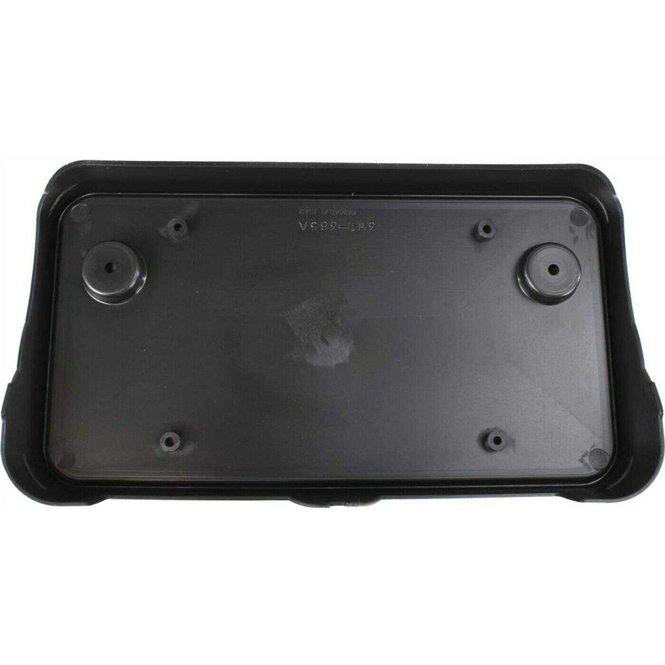 DAT AUTO PARTS Front Bumper License Plate Frame Tag Mounting Bracket Holder Replacement for 2003-2011 Lincoln Town Car Black Textured Plastic FO106...