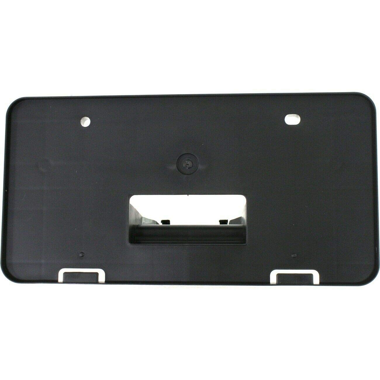 DAT AUTO PARTS Front Bumper License Plate Frame Tag Mounting Bracket Holder Replacement For 2010 2011 Toyota Camry Sedan Black Textured Plastic TO1...
