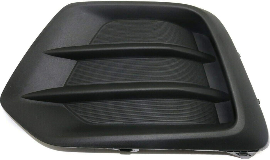 DAT AUTO PARTS Front Left Driver Side Fog Light Hole Lamp Cover Bumper Grille Insert Replacement For 2017-2022 Chevrolet Chevy Trax Black Textured ...