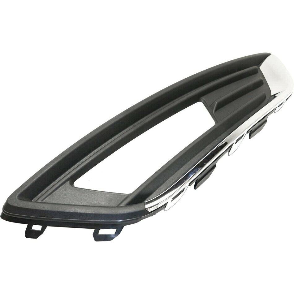 DAT AUTO PARTS Front Right Passenger Side Fog Light Hole Bezel Cover Molding Insert Replacement For 2015-2018 Ford Focus Titanium Models Black with...