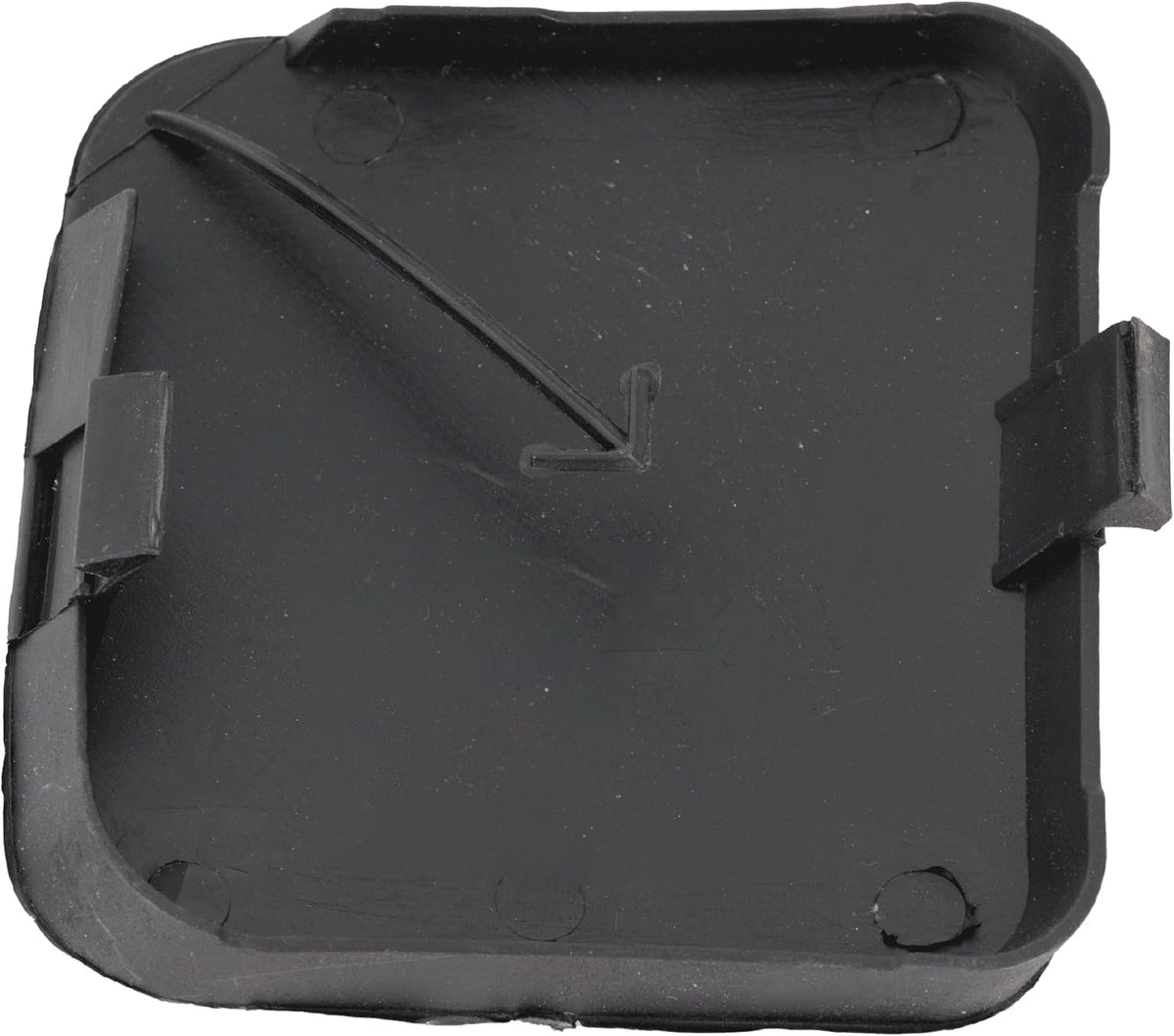 Front Left Driver Side Bumper Tow Hook Eye Hole Cover Bracket Insert Replacement For 2009-2012 Toyota Rav4 Base and Sport Models Only Matte Black T...
