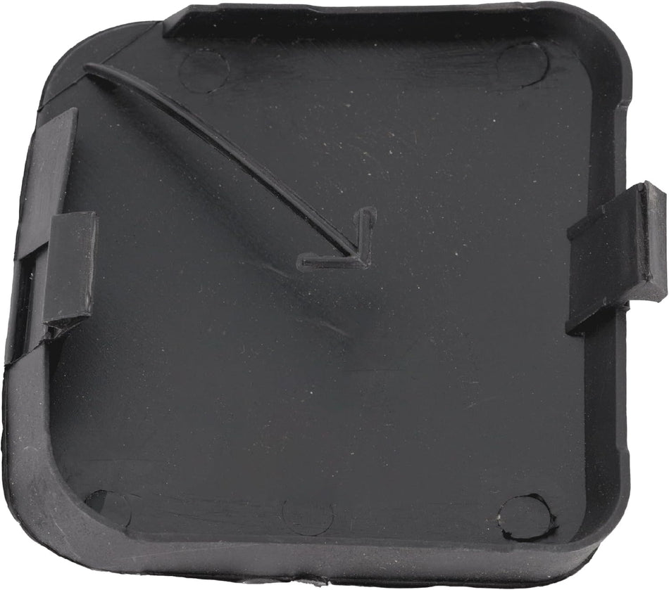 Front Left Driver Side Bumper Tow Hook Eye Hole Cover Bracket Insert Replacement For 2009-2012 Toyota Rav4 Base and Sport Models Only Matte Black T...