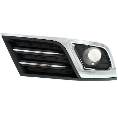 DAT AUTO PARTS Front Right Passenger Side Fog Light Bezel Cover Molding Bumper Insert Replacement For 2013-2017 Chevrolet Traverse LTZ Black Textur...