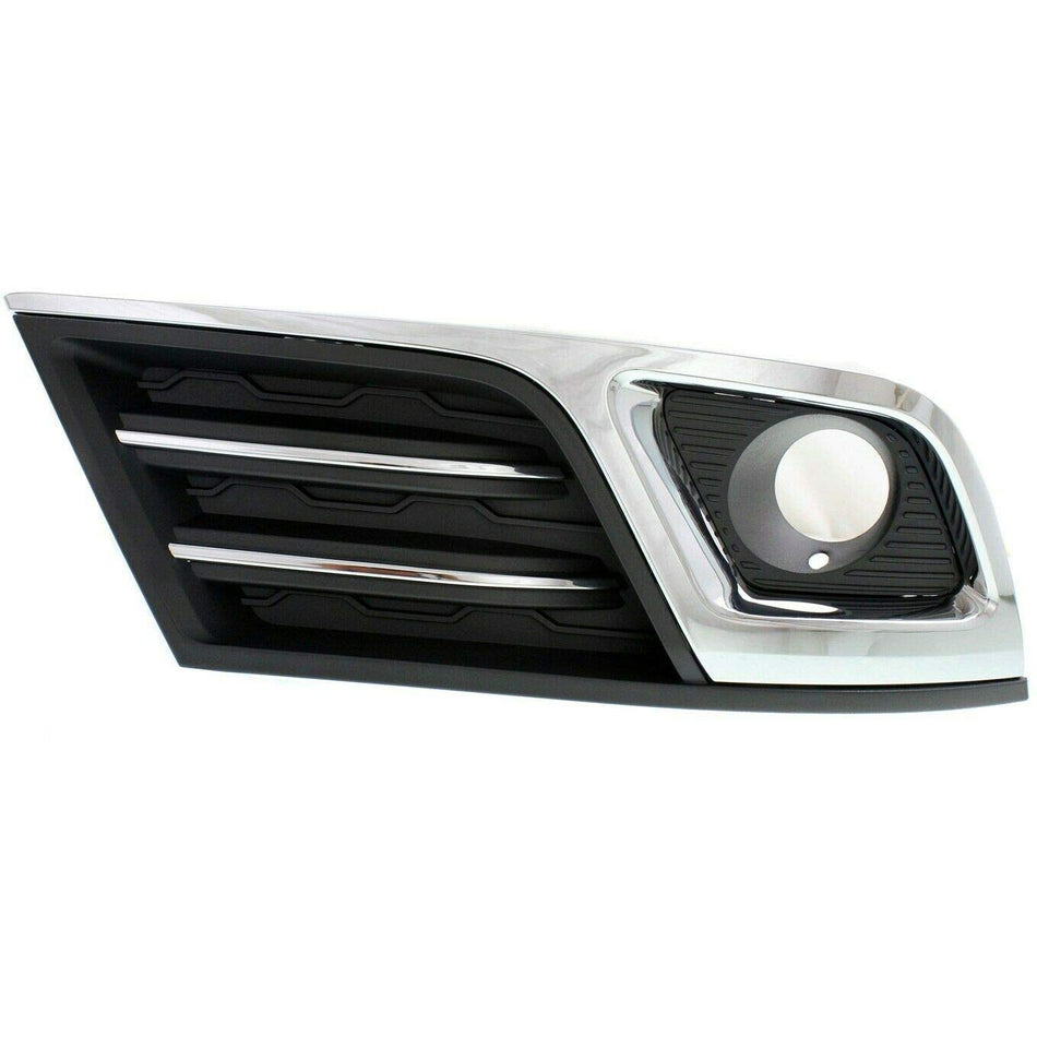 DAT AUTO PARTS Front Right Passenger Side Fog Light Bezel Cover Molding Bumper Insert Replacement For 2013-2017 Chevrolet Traverse LTZ Black Textur...
