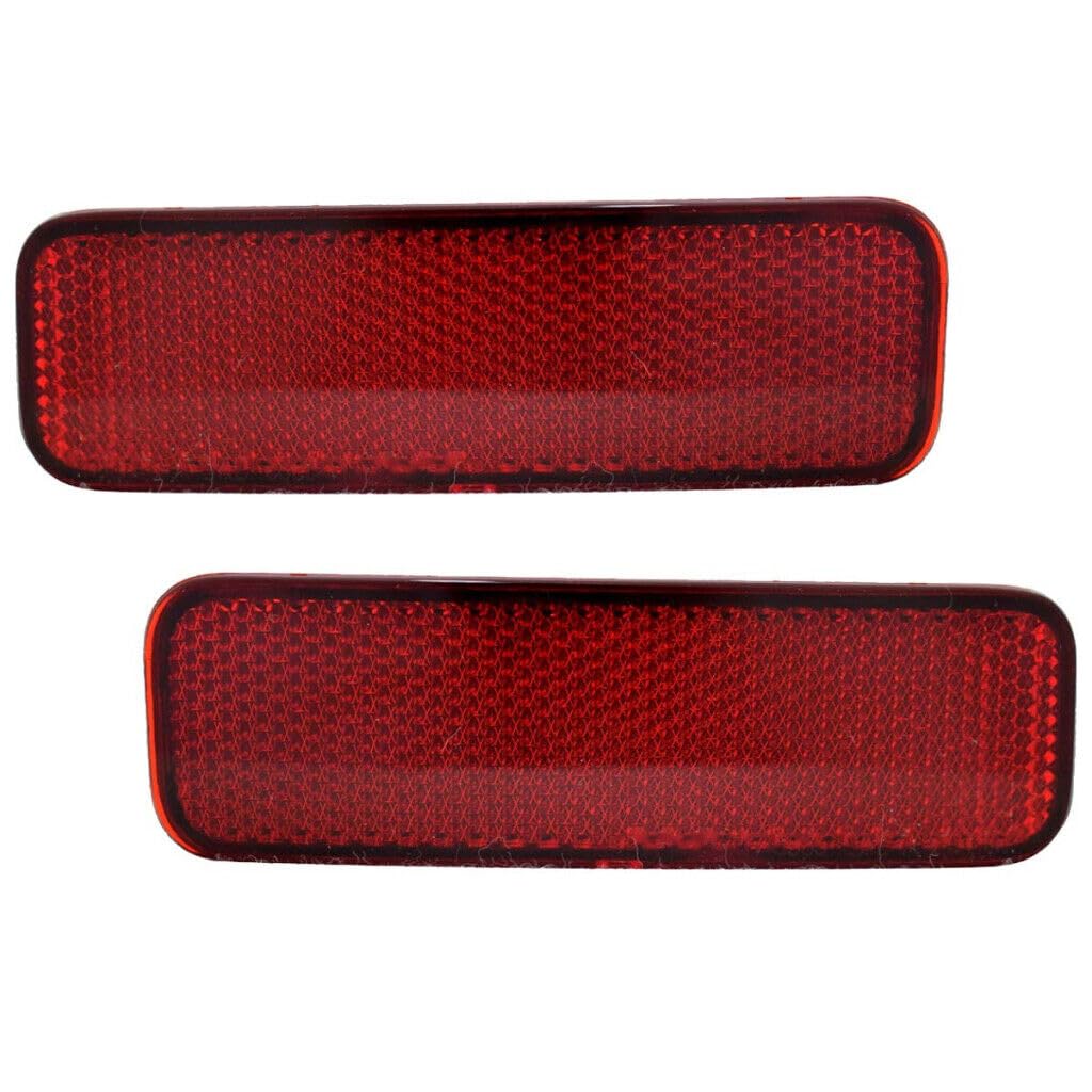 DAT AUTO PARTS Rear Right Passenger & Left Driver Side Pair Bumper Cover Marker Light Reflector Lamp Insert Set Of 2 Replacement For 2021-2024 Ford...
