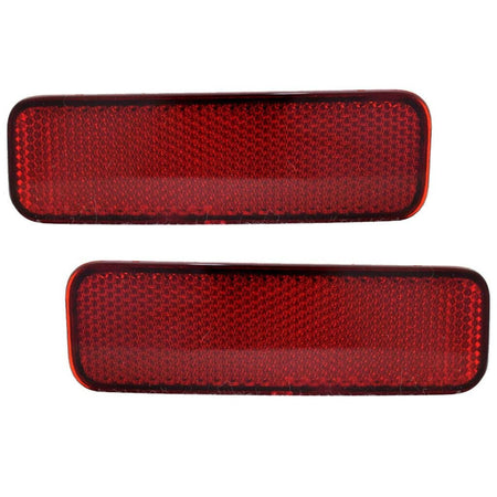 DAT AUTO PARTS Rear Right Passenger & Left Driver Side Pair Bumper Cover Marker Light Reflector Lamp Insert Set Of 2 Replacement For 2021-2024 Ford...