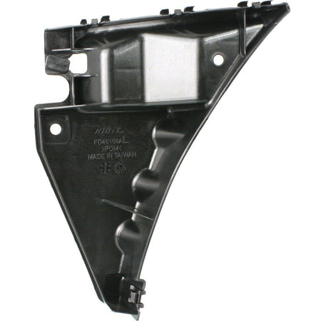 DAT AUTO PARTS Front Left Driver Side Bumper Retainer Bracket Replacement For 2010-2014 Ford Mustang Black Smooth FO1026109 AR3Z17C861B