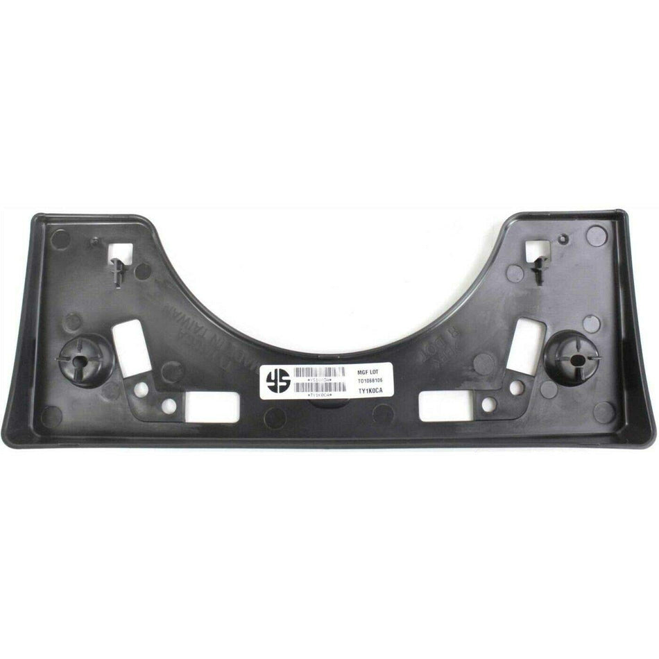 DAT AUTO PARTS Front Bumper License Plate Frame Tag Mounting Bracket Holder Replacement for 2004-2009 Toyota Prius Black Textured Plastic TO1068106...