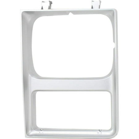 Front Left Driver Side Headlight Door Grille Trim Bezel Molding Replacement For 1985-1988 Chevy Chevrolet GMC Blazer Jimmy Suburban Pickup Truck Si...